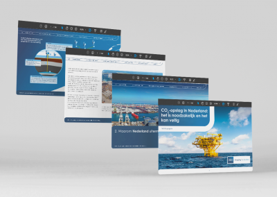 Design en bouwen van een Interactieve PDF. Whitepaper CO2 opslag in Nederland